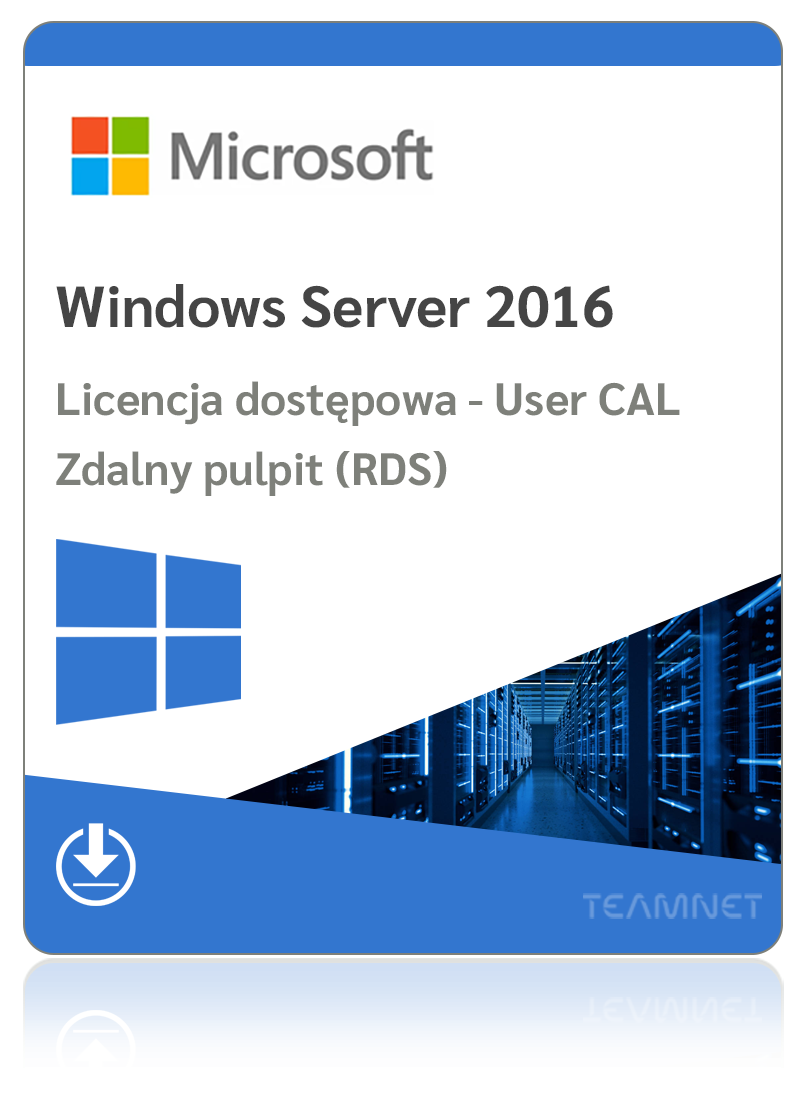 Microsoft Windows Server 2016 RDS – 1 User CAL