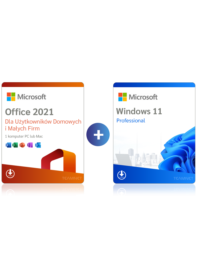 Office 2021 dla Użytkowników Domowych i Małych Firm + Windows 11 Professional