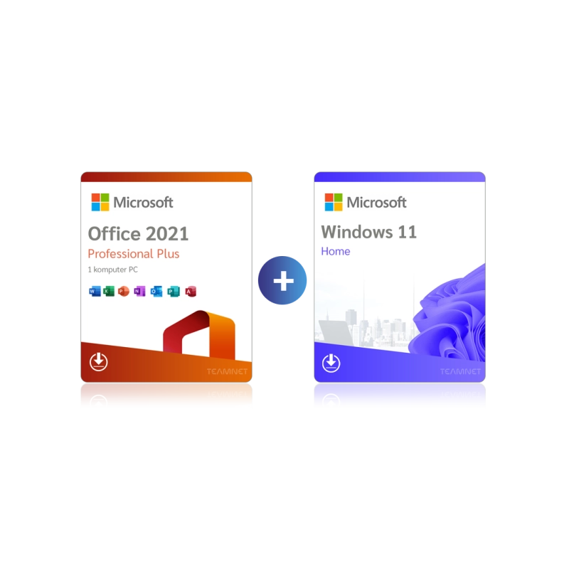 Microsoft Office 2021 Professional Plus + Microsoft Windows 11 Home